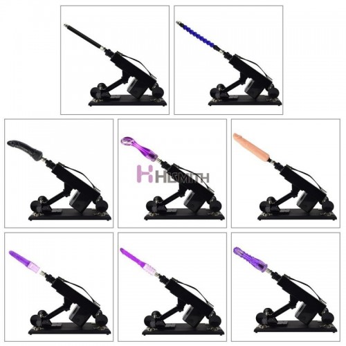 Automatic Sex Machine Multispeed Adjustable Thrusting With 8 Attachments
