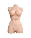 full storlek äkta silikon torso kön docka med stora realistiska bröst