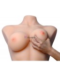 fuld størrelse reelt silikone torso sex dukke med store realistisk.