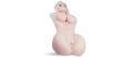 Solid Silicone Masturbator With Tight Vagina And Anal Sex Doll