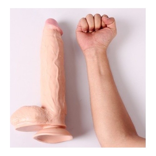 sturdy sugpropp dildo, super big dildo, realistiska penis