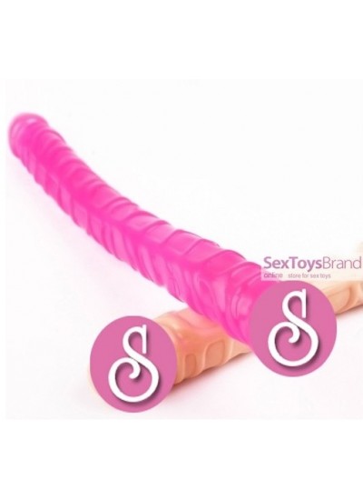 sex voksne dobbelt ende stor dildo legetøj kvindelige masturbators