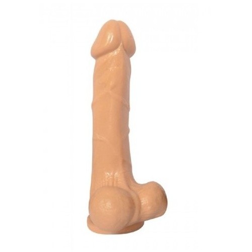 9 Inches Realistic Dildo Bend Any Shape With Suction Cup