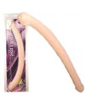 17, 7 cm realistisk dobbelt dildo sexlegetøj for kvinder