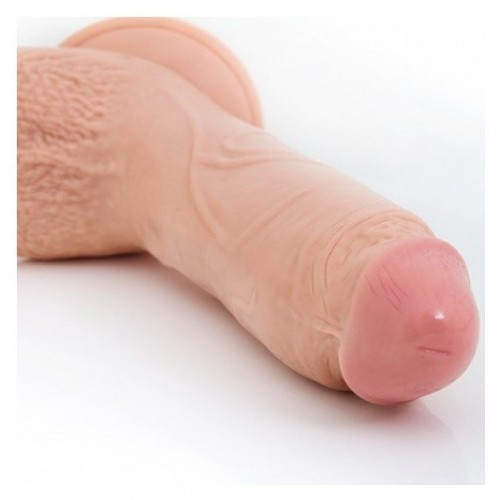 Natuarl Feel 7 Inch Realistic Flesh Dildo With Strong Suction Cup