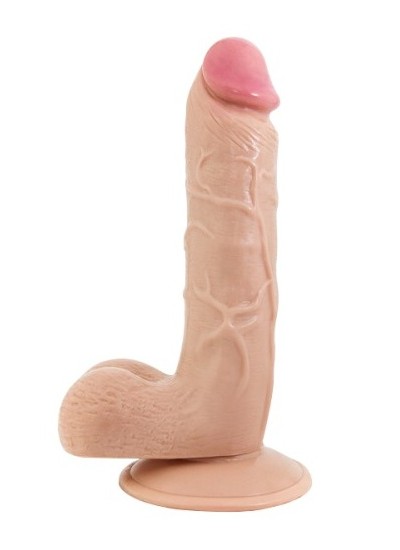 8.3 Inch Natuarl Feel Realistic Flesh Dildo With Strong Suction Cup
