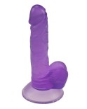 7.5 centimetru želé realistické robertek sexuální hračka - fialová