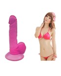 7,5 cm di gelatina realistico dildo giocattolo sessuale - rosa