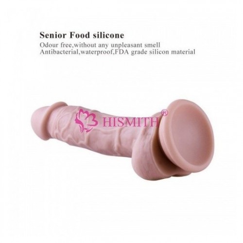 præmie silikone dildo, realistisk penis med sugekopper (små)