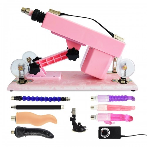 růžové automatický stroj na sex s různě velikými robertek