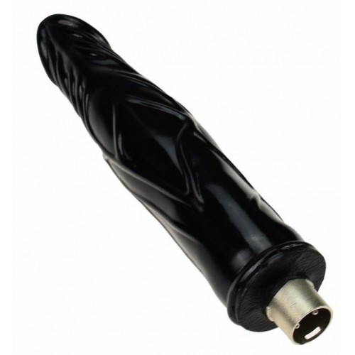 Gode noir de silicone de masturbation pour des accessoires de machine de sexe