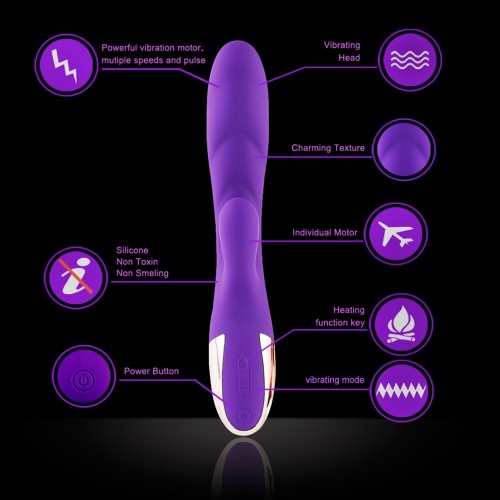 hismith králík vibrátor, g - bod vagíny a masážní stimulace klitorisu
