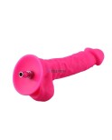 9 "Silicone Dildo Per macchina del sesso di Hismith con connettore ad aria rapido, lunghezza inseribile 6,9", rosa