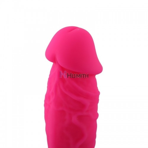 9 "Silicone Dildo Per macchina del sesso di Hismith con connettore ad aria rapido, lunghezza inseribile 6,9", rosa