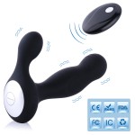 HISMITH Wireless Remote Vibrating Prostate Massager for Anal Pleasure