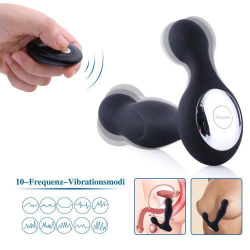HISMITH Wireless Remote Vibrerande Prostata Massager för Anal Nöje