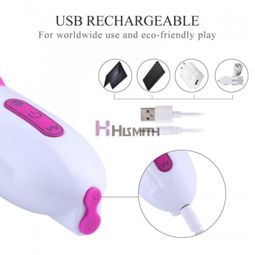 Hismith Mini G-Spot Vibrator Massager med 3 tryckkraft och 10 frekvensvibrationer