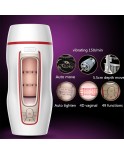 Adult Sex Toy For Men Automatic Stempel Masturbator Pussy Cup Male Onani, men har ikke talefunktion