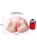 Virgin Pussy Ass Doll, HISMITH 3D Realistic Vagina Sex Toys