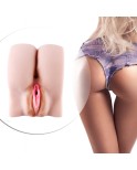 HISMISH 3D Réaliste Vagin Anus Mais Masturbateur Mâle Sex Toy (4.6 livres)