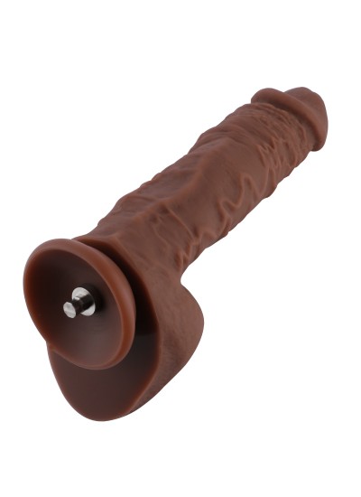 Hismith 22cm kæmpe silikone dildo til Hismith sex maskine med KlicLok system
