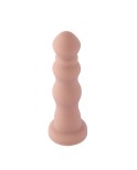 Hismith 18,03 cm beaded silikone anal dildo til Hismith premium sex maskine med KlicLok system