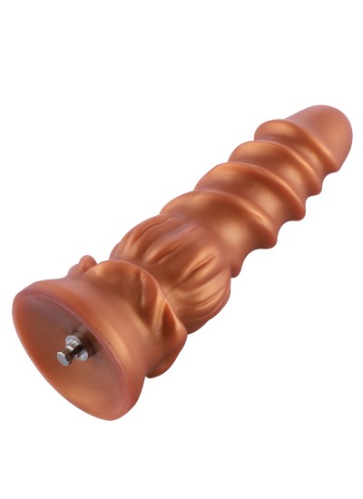 Hismith 8,46 "Spiral kornsilikon Dildo med KlicLok-system til Hismith Premium Sexmaskine - Monster Series