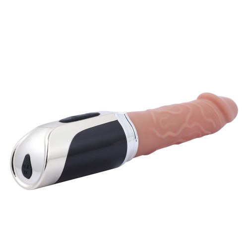 Hismith dildo sexmaskine med 3 tilstande til støddæmpning og 10 tilstande til vibration, ren silikon fucking-maskine til kvinder