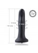 Hismith 7.08 "Plug anal en silicone P-Spot avec système KlicLok pour Hismith Premium Sex Machine