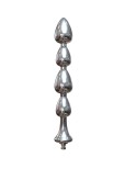 Dildo anale Hismith da 8,43 pollici con perline di metallo con sistema KlicLok per macchina del sesso premium