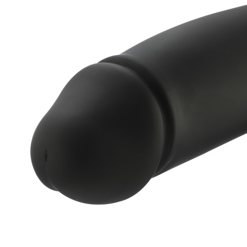 Hismith 11,4" Glat Silikone Kæmpe Dildo til Hismith Premium Sex Machine, med KlicLok System, Sort L Størrelse