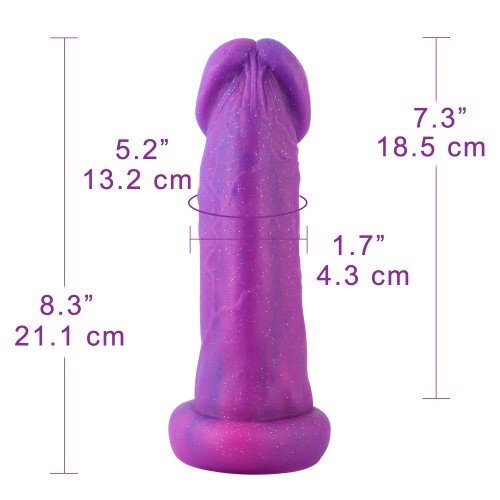 Hismith Noble Purple Sex Machine Bundle avec 4 godes fantaisie