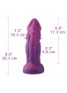Hismith Noble Purple Sex Machine Bundle med 4 Fantasy Dildoer