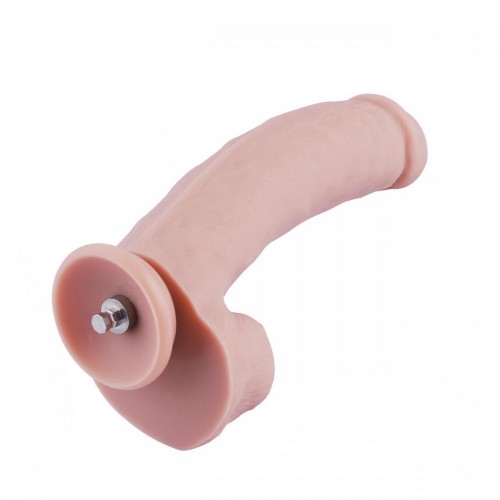 Hismith 8.27" buet realistisk dildo til Hismith Premium sexmaskine med KlicLok-system