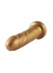 Hismith 6.7" Silicone Dildo ,5.9" Insertable Length， Max Width 1.38" with KlicLok System, Golden，Beginner Series