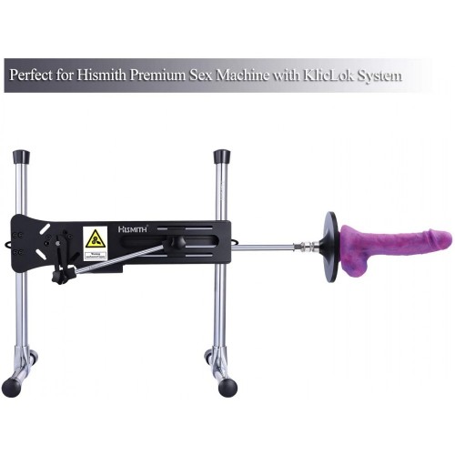 Hismith 4,5" ekstra stor sugekopadapter til Hismith Premium sexmaskine med KlicLok-system