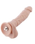 7.1" Original silikone dildo til Hismith sexmaskine med KlicLok-stik, 5.1" indsættelig længde