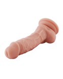 7.1" Original Silicone Dildo for Hismith Sex Machine with KlicLok Connector, 5.1" Insertable Length