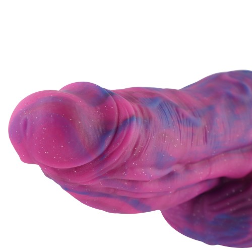 Hismith 9.45'' Huge Slightly Curved Silicone Dildo with KlicLok System