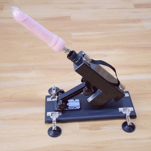 Automatisk indtrækbar sexmaskine med universal adapter