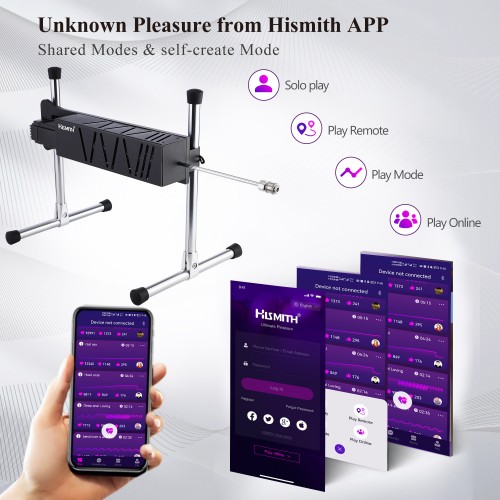 Hismith Servo Premium Sex Machine con controllo APP intelligente del sistema KlicLok