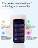Sinloli Jouet sexuel masculin de taille réaliste, télécommande intelligente APP avec 10 modes de poussée et de vibration