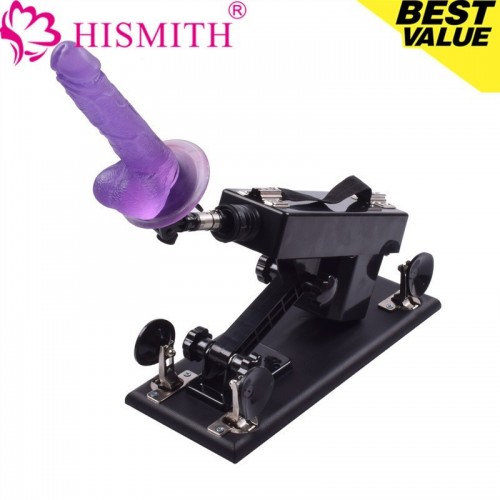 Automatic Sex Machine With Colourful Jelly Realistic Dildo