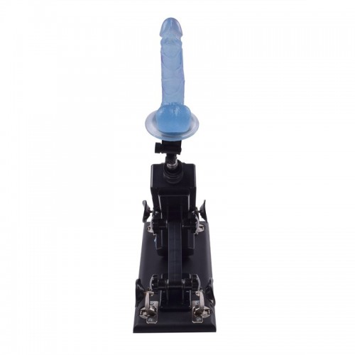 Sex Machine With 7.5 Inch Colourful Jelly Realistic Dildo
